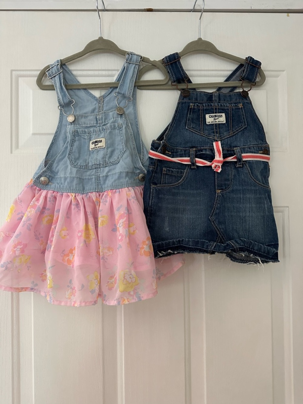 Osh Kosh Denim Overall Dress Bundle